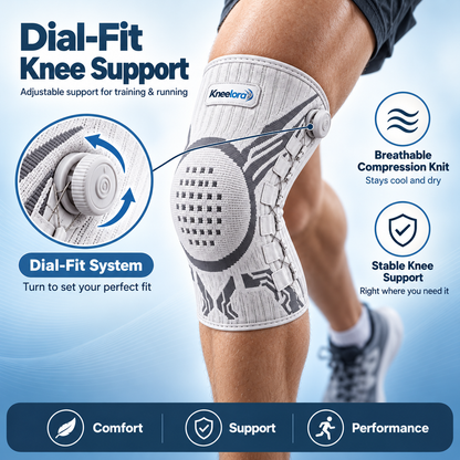 Dial-Fit Knee Brace for Stable Steps
